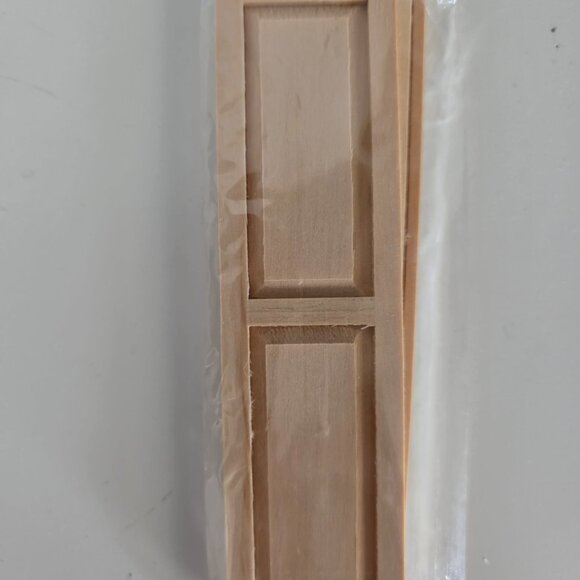 NWT Houseworks 2-Panel Jamestown Shutters 1 pair Doll House Miniature - Picture 4 of 4